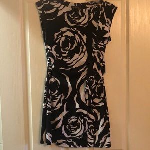 WHBM black & white tunic, XS